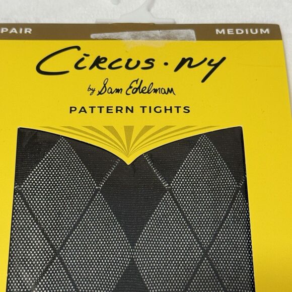 Sam Edelman Circus New York tights argyle print size Medium - Picture 4 of 10